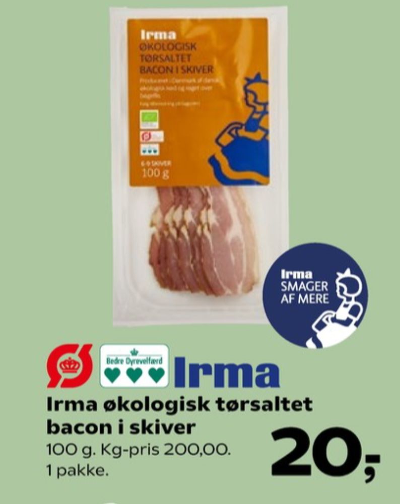 Irmas, Baconskiver