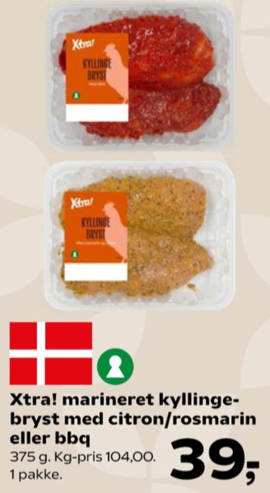 Xtra, Kyllingebrystfilet