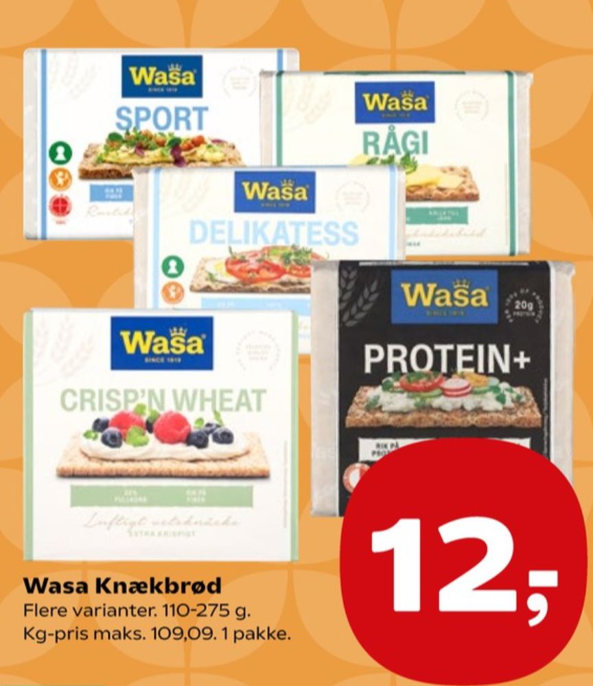 Wasa, Delikatesse Sesam knækbrød