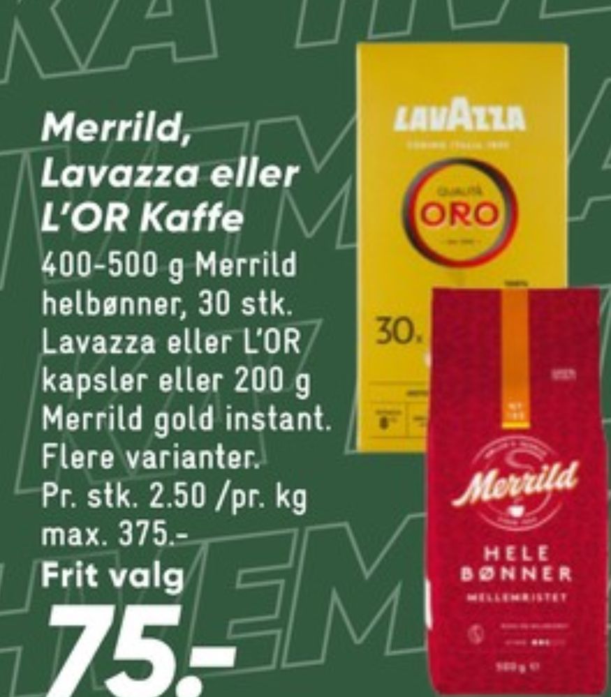 Merrild Gold, Instant Kaffe