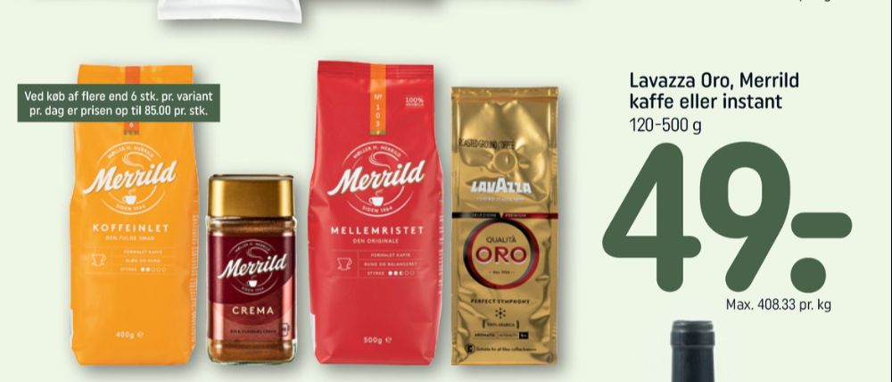Merrild Crema, Instant Kaffe