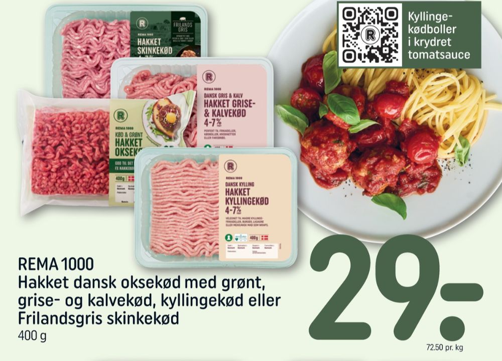 Rema 1000, Hakket kylling 4-7%