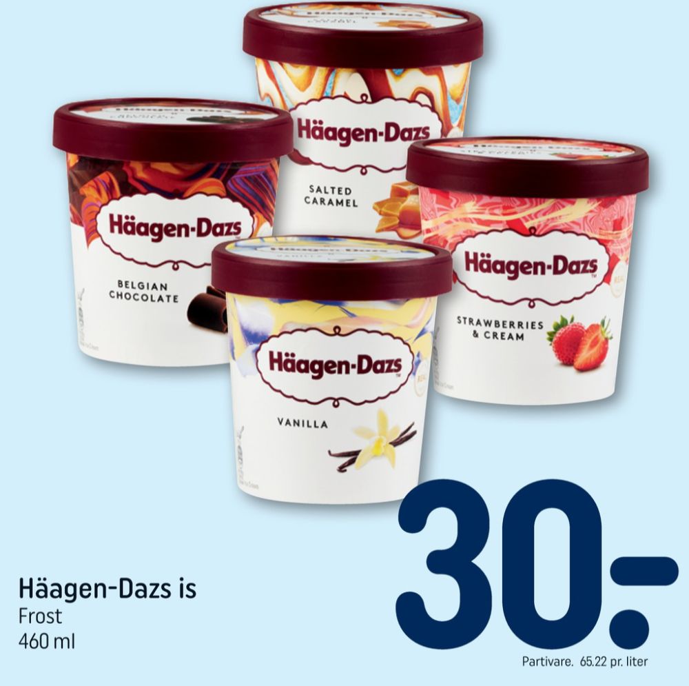 Häagen-Dazs, Vanilje is
