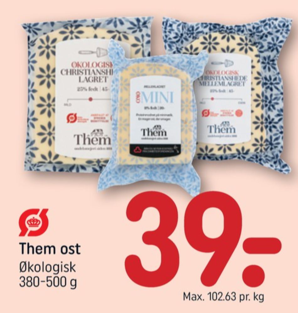 Them Ost Christianshede, Skæreost Mellemlagret 45+