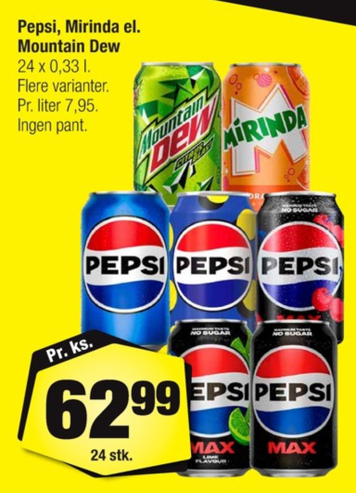 Pepsi Max Cherry, Cola 24 pk.