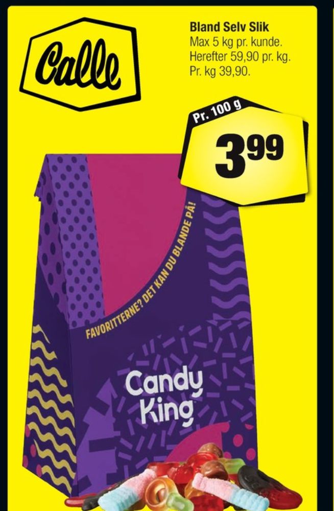 Candy King, Bland selv slik