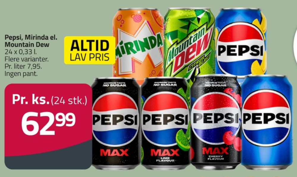 Pepsi Max Cherry, Cola 24 pk.