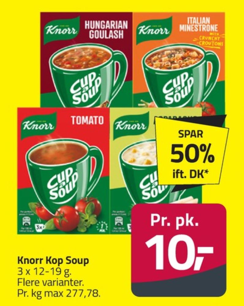 Knorr Koppen Cup a Soup, Aspargessuppe