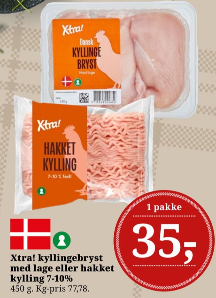 Xtra, Kyllingebrystfilet