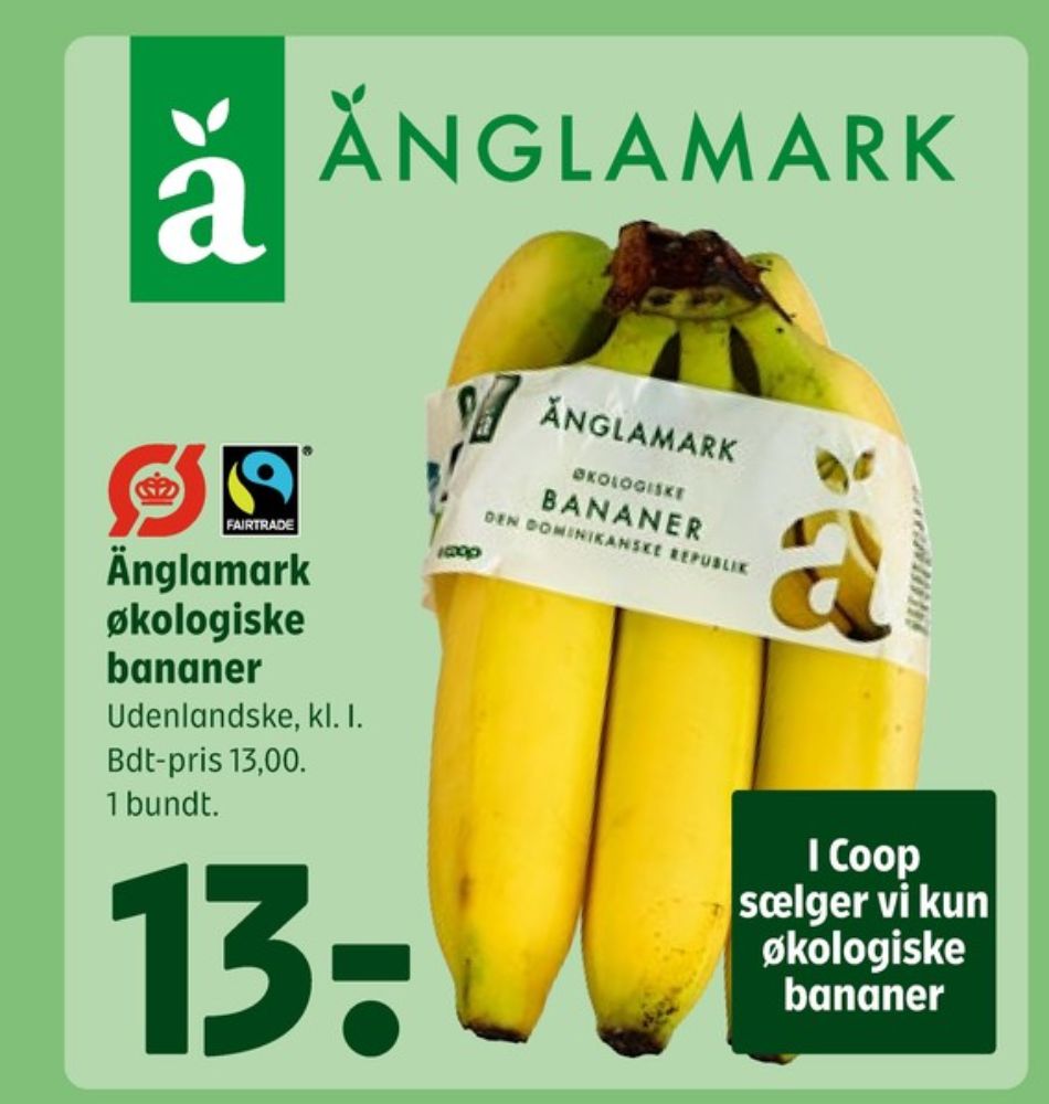 Änglamark, Bananer