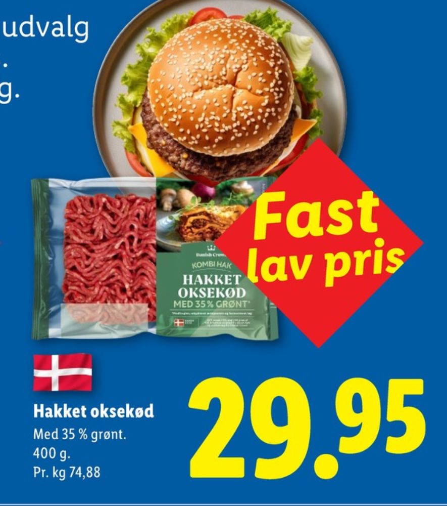 Danish Crown, Hakket Okse og Grønt 35%