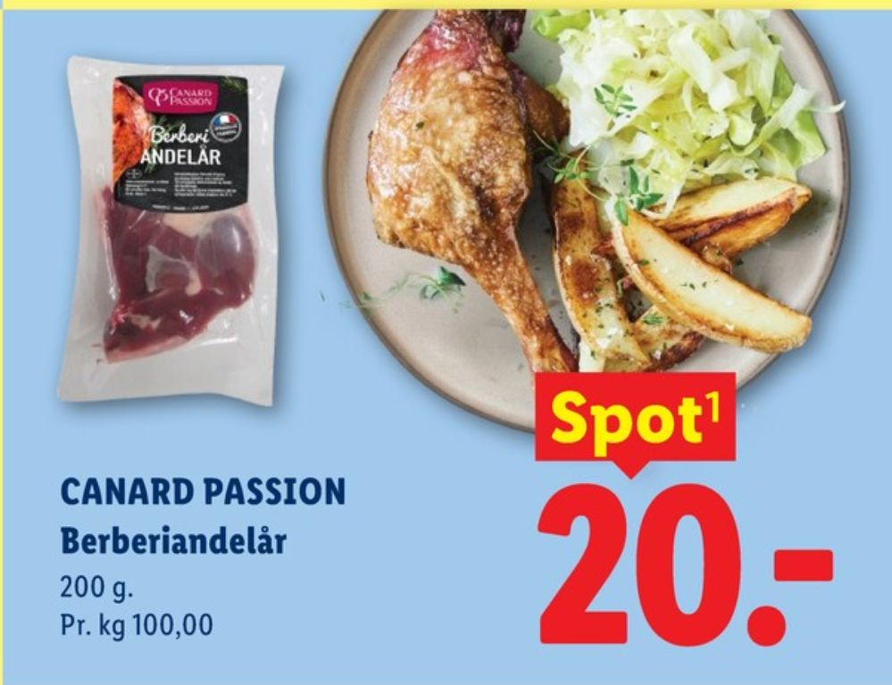 Canard Passion, Andelår