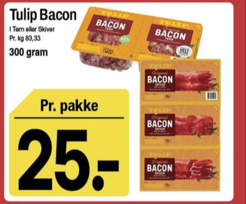 Tulip, Baconskiver