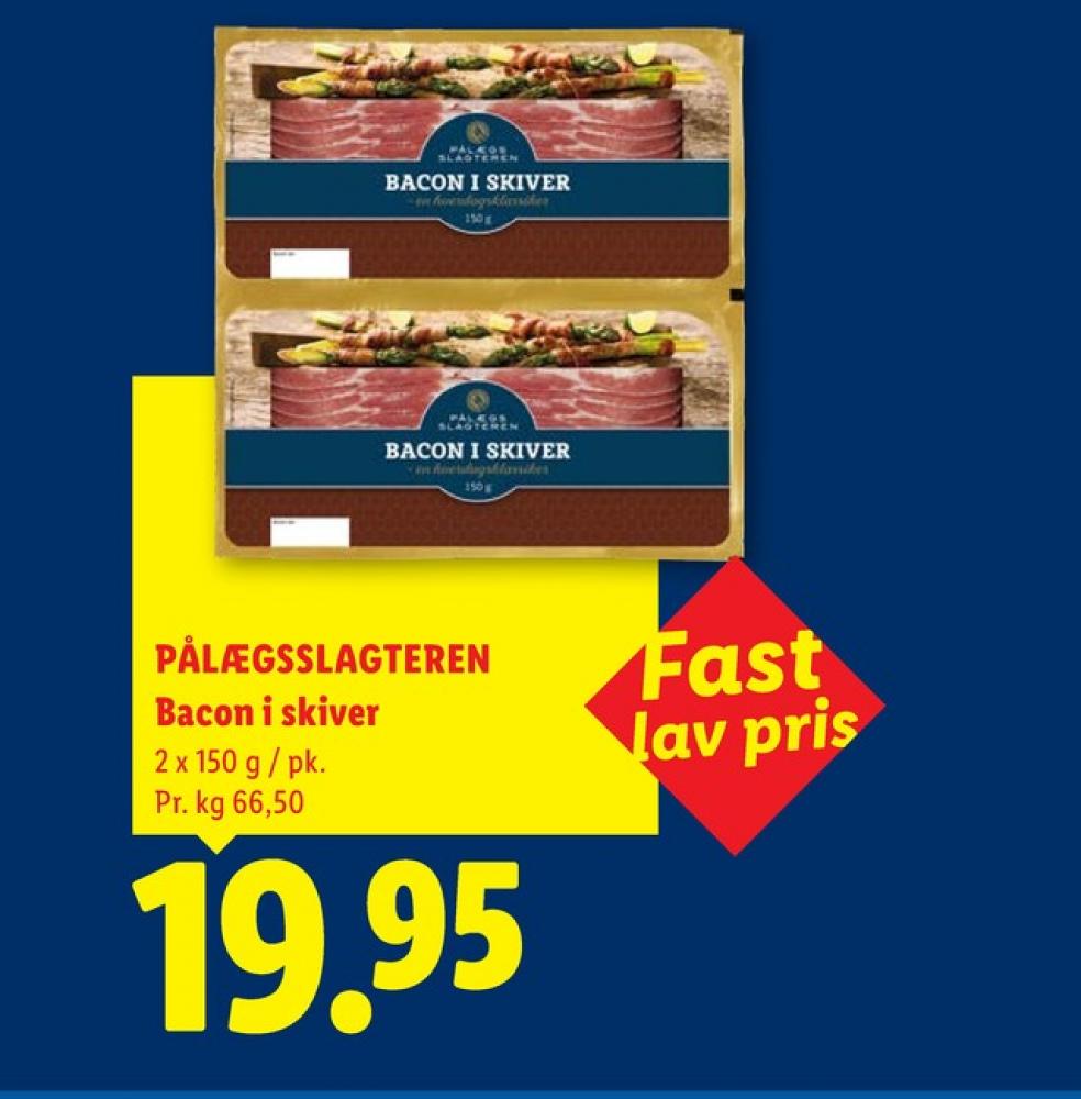 Pålægsslagteren, Baconskiver
