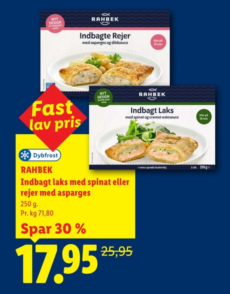Rahbek, Indbagte Rejer med Asparges og Dildsauce