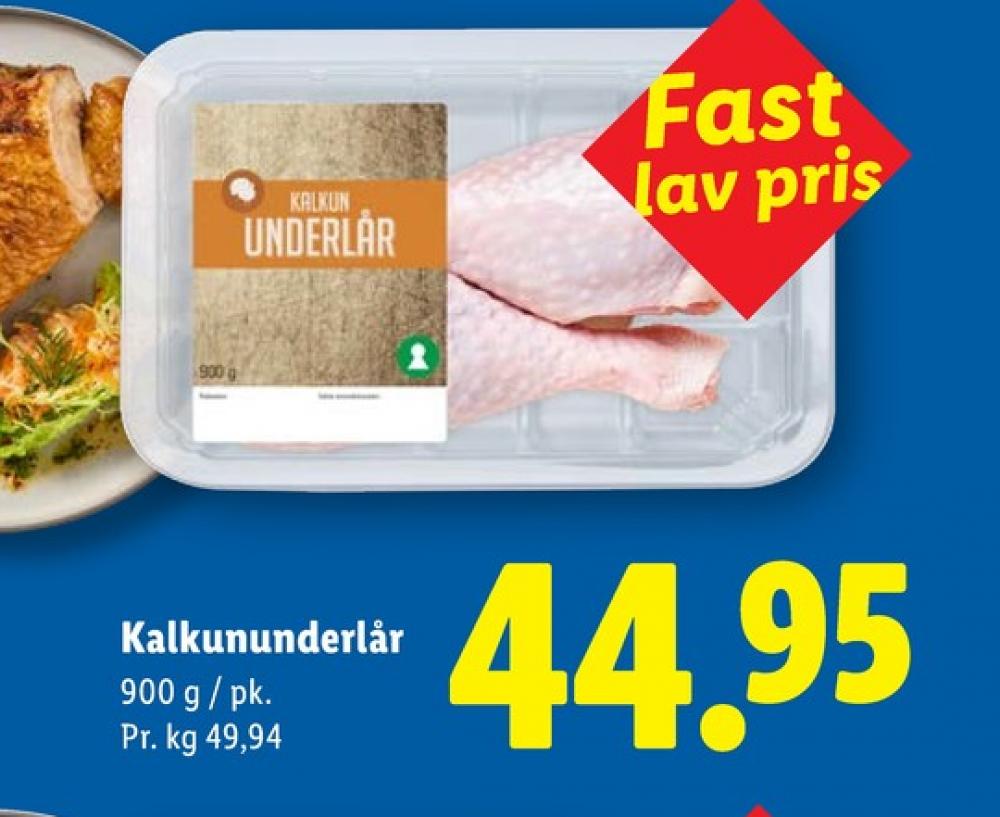 Kalkununderlår