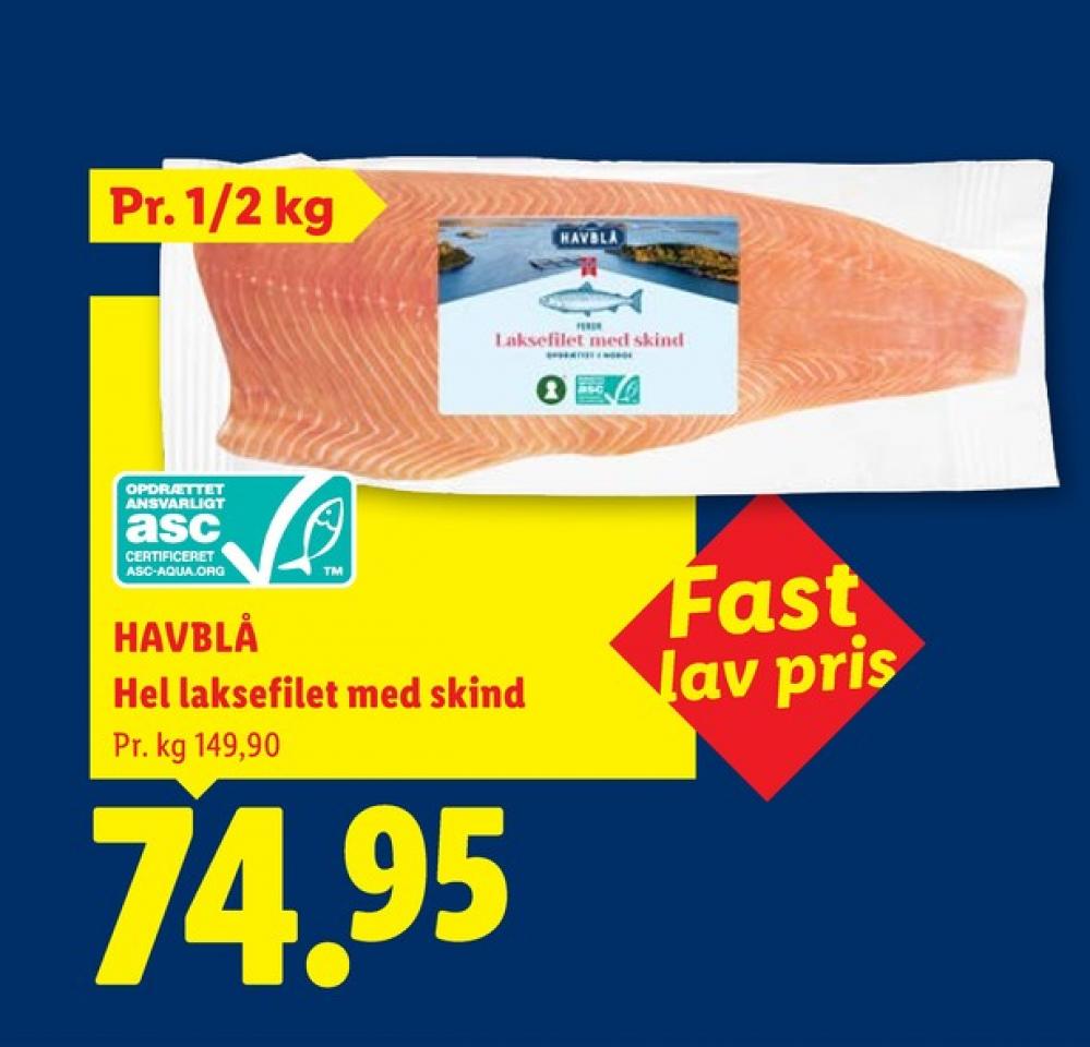 Havblå, Laksefilet