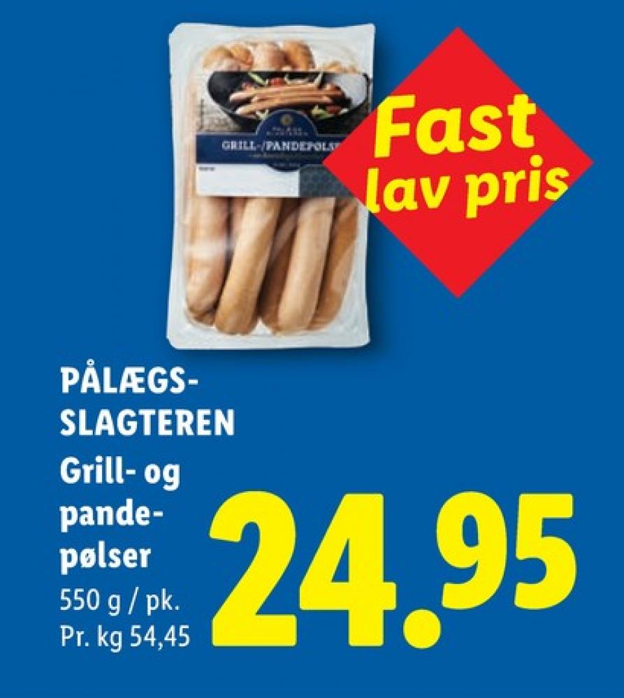 Pålægsslagteren, Grillpølser