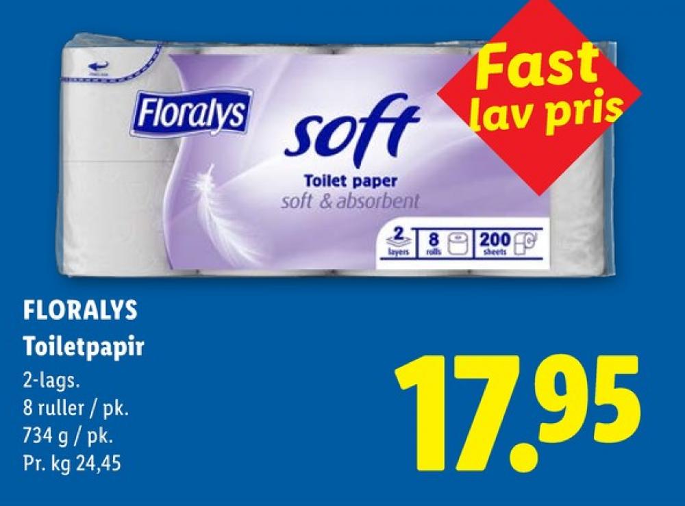 Floralys Soft, Toiletpapir