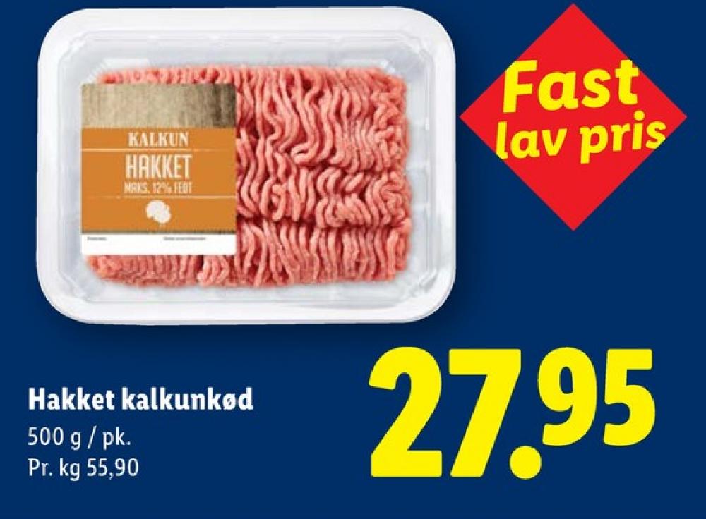 Hakket kalkun