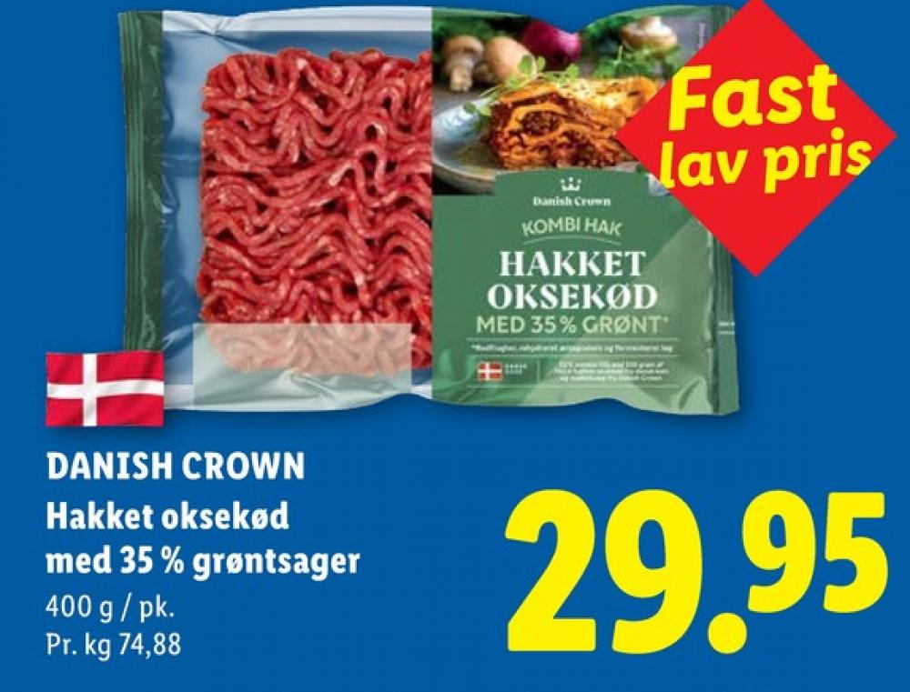 Danish Crown, Hakket Okse og Grønt 35%
