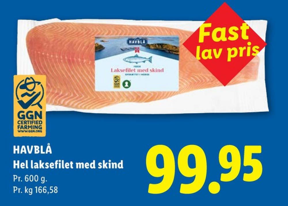 Havblå, Laksefilet