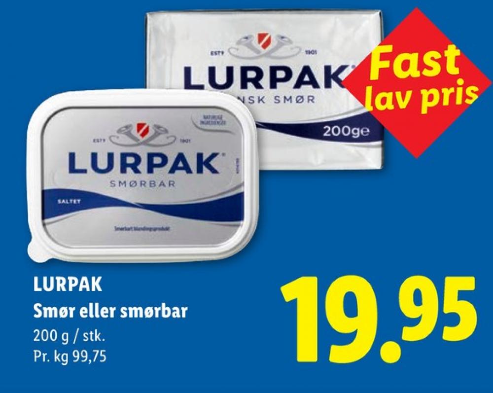 Lurpak, Smør