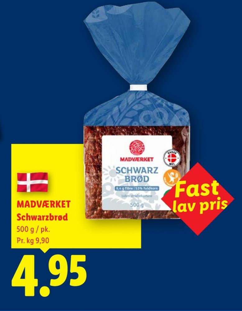 Madværket, Schwarzbrød
