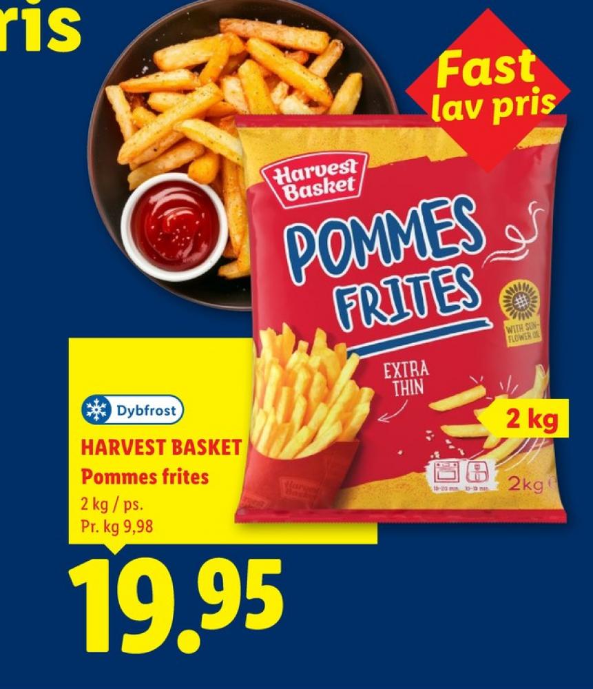 Harvest Basket, Pommes Frites Ekstra tynde