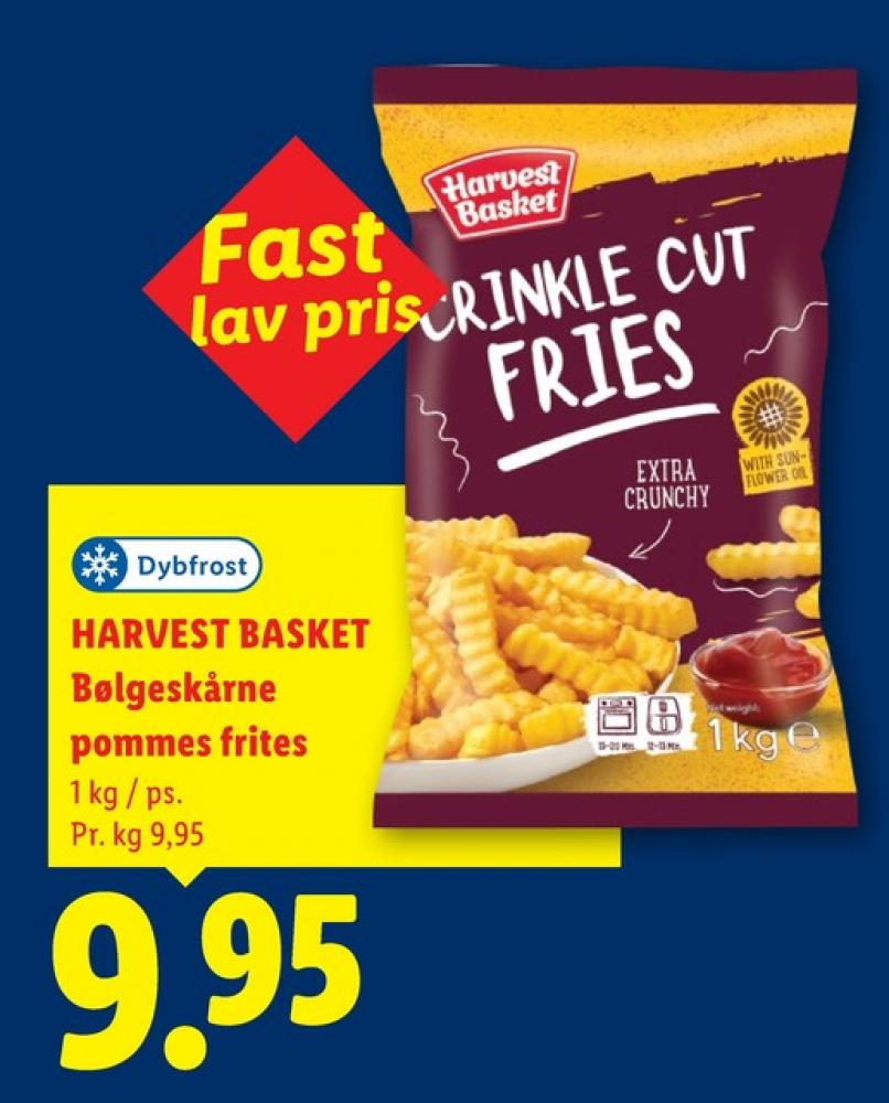 Harvest Basket, Crinkle Cut Fries