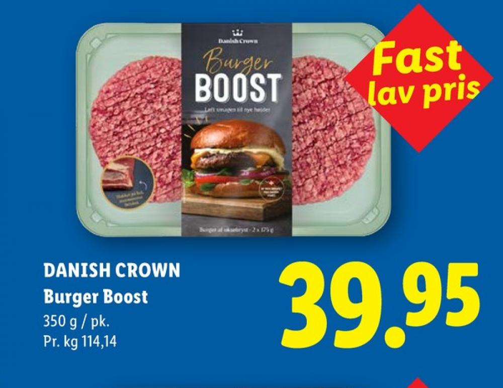 Danish Crown Burger Boost, Hakkebøffer