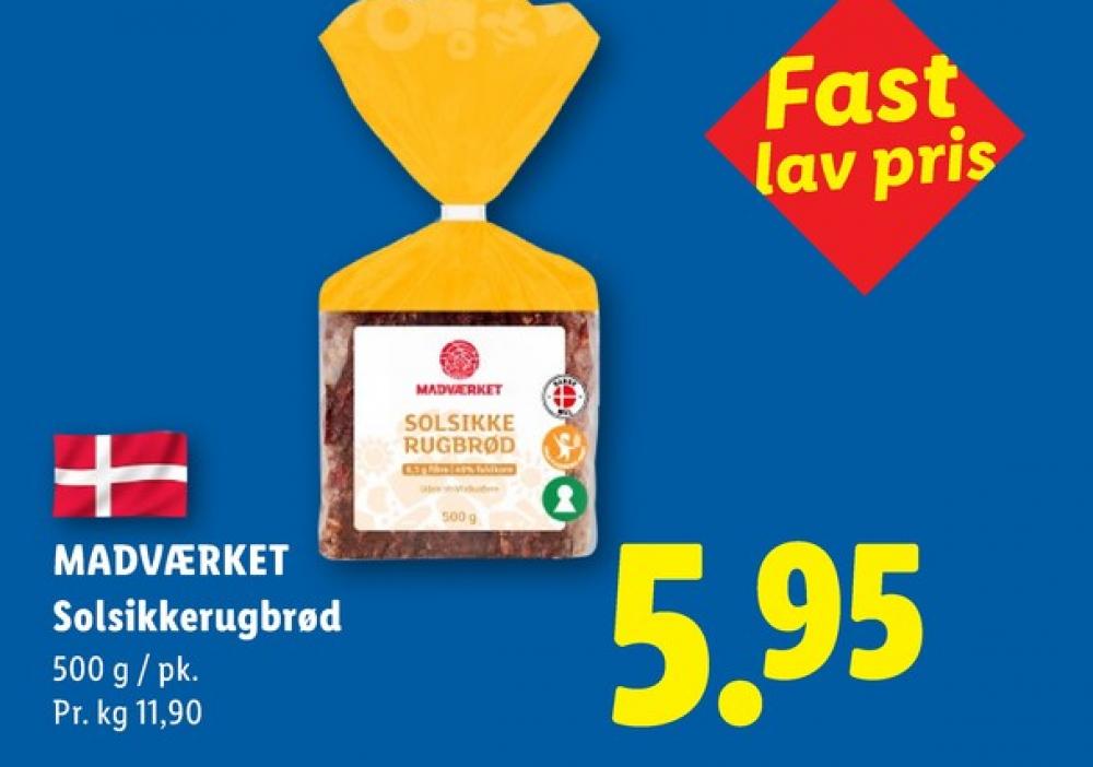 Madværket, Solsikkerugbrød