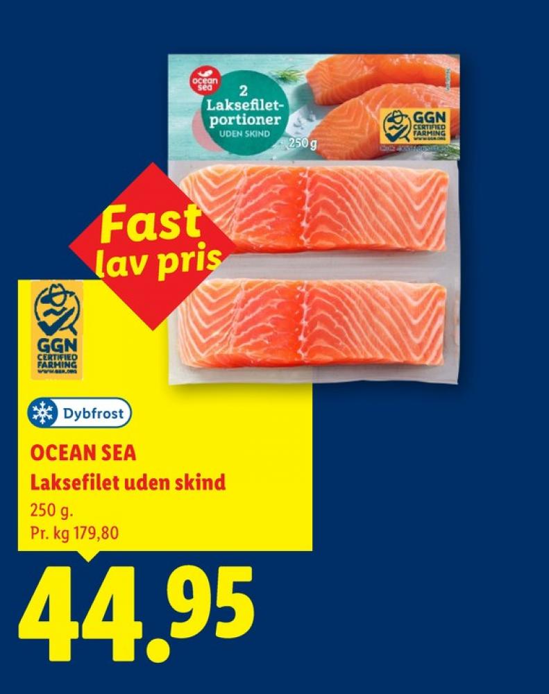 Ocean Sea, Lakseportioner