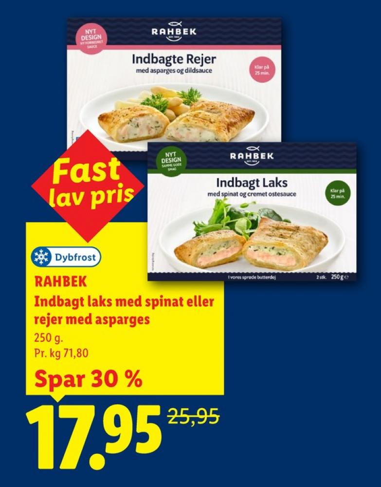 Rahbek, Indbagte Rejer med Asparges og Dildsauce
