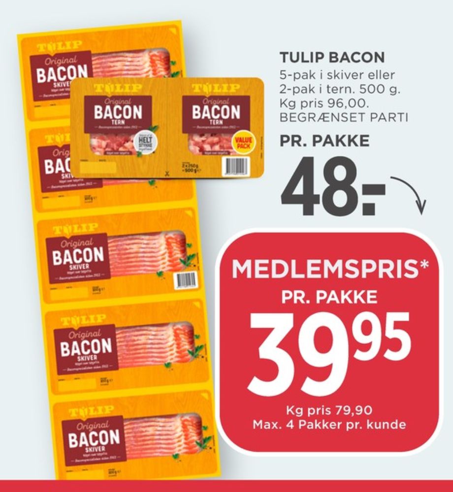 Tulip, Bacontern
