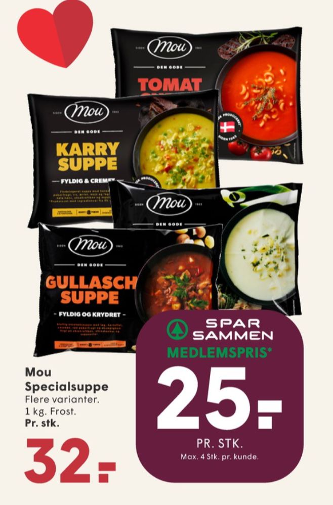 Mou, Aspargessuppe