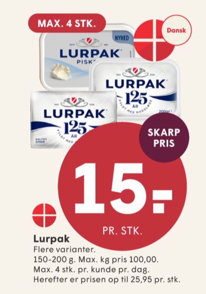 Lurpak, Smør Saltet
