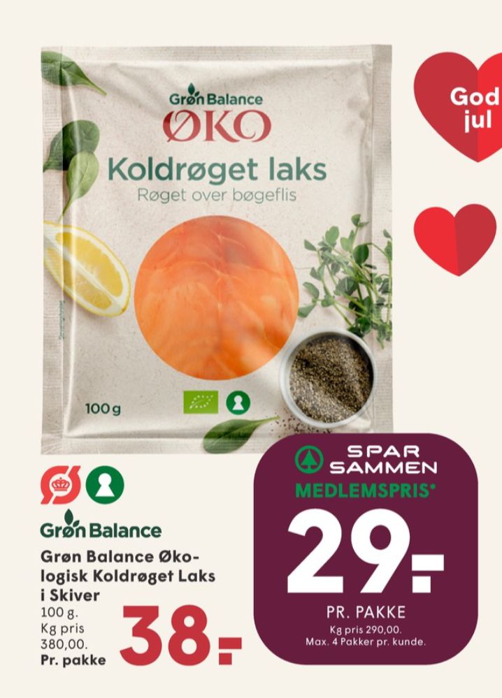 Grøn Balance, Laks i skiver