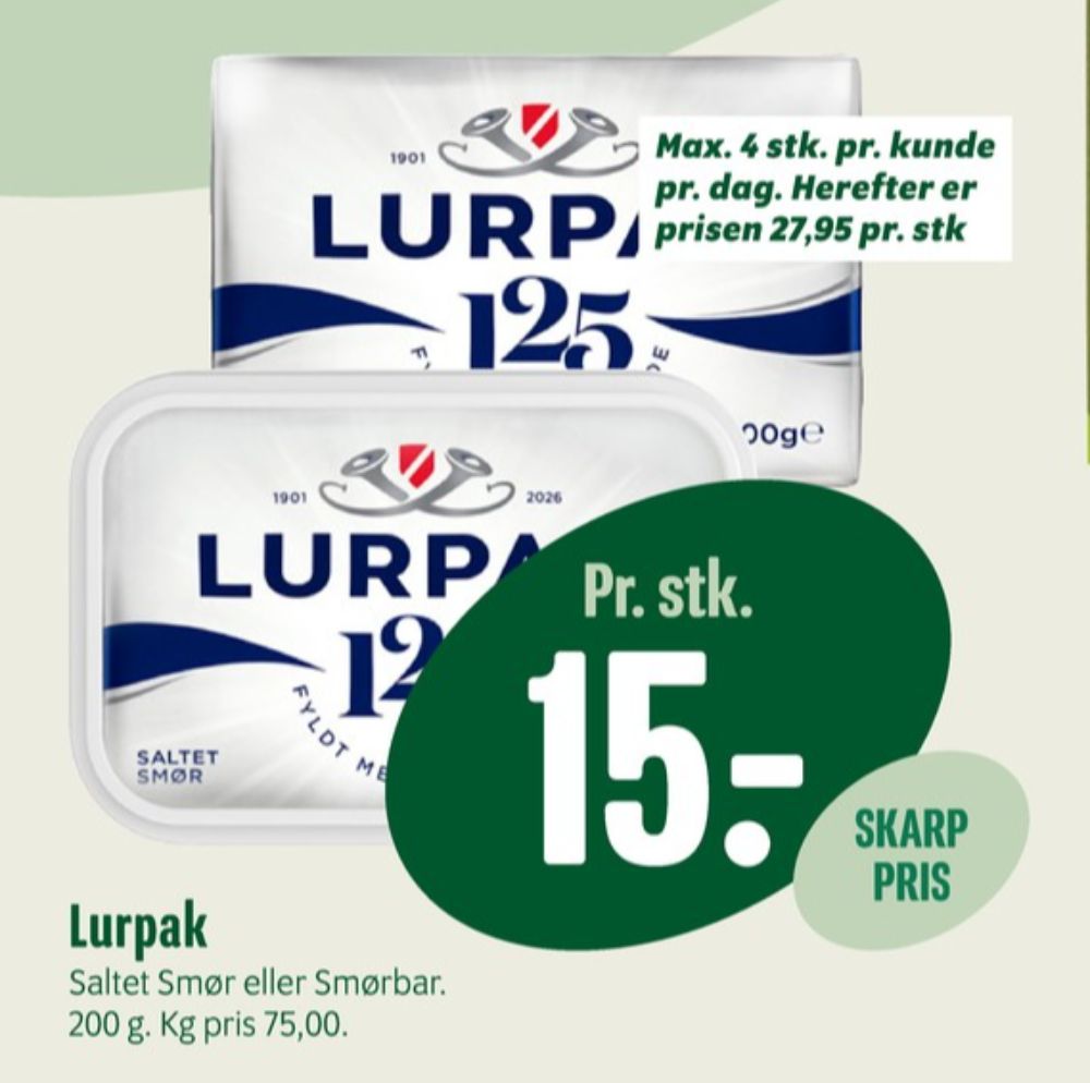 Lurpak, Smør Saltet