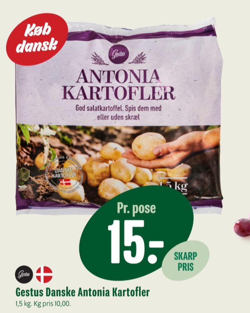 Gestus, Kartofler