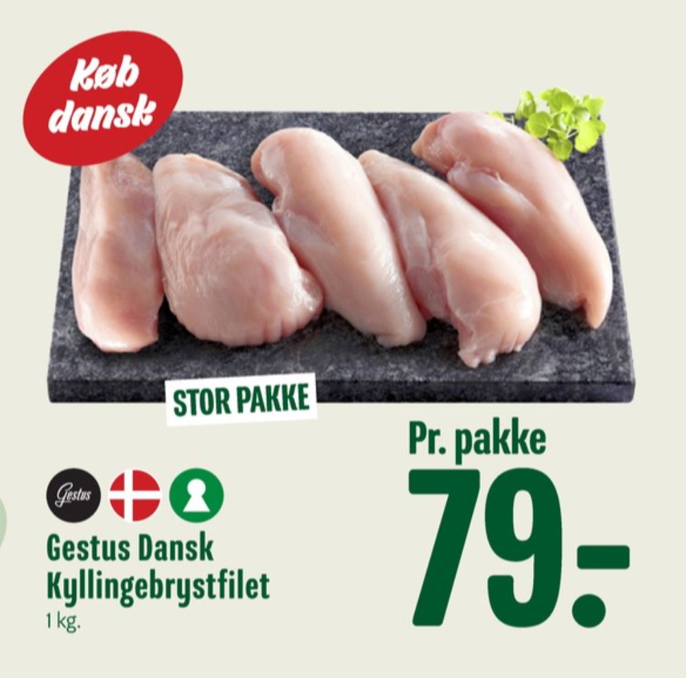 Gestus, Kyllingebrystfilet