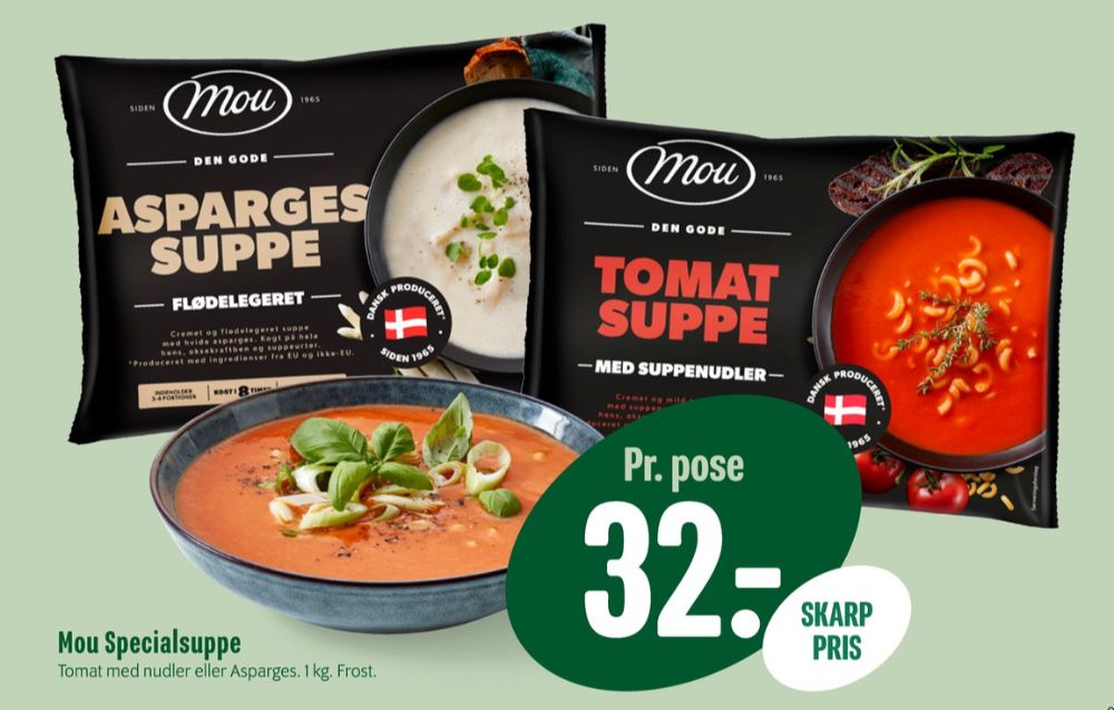 Mou, Aspargessuppe