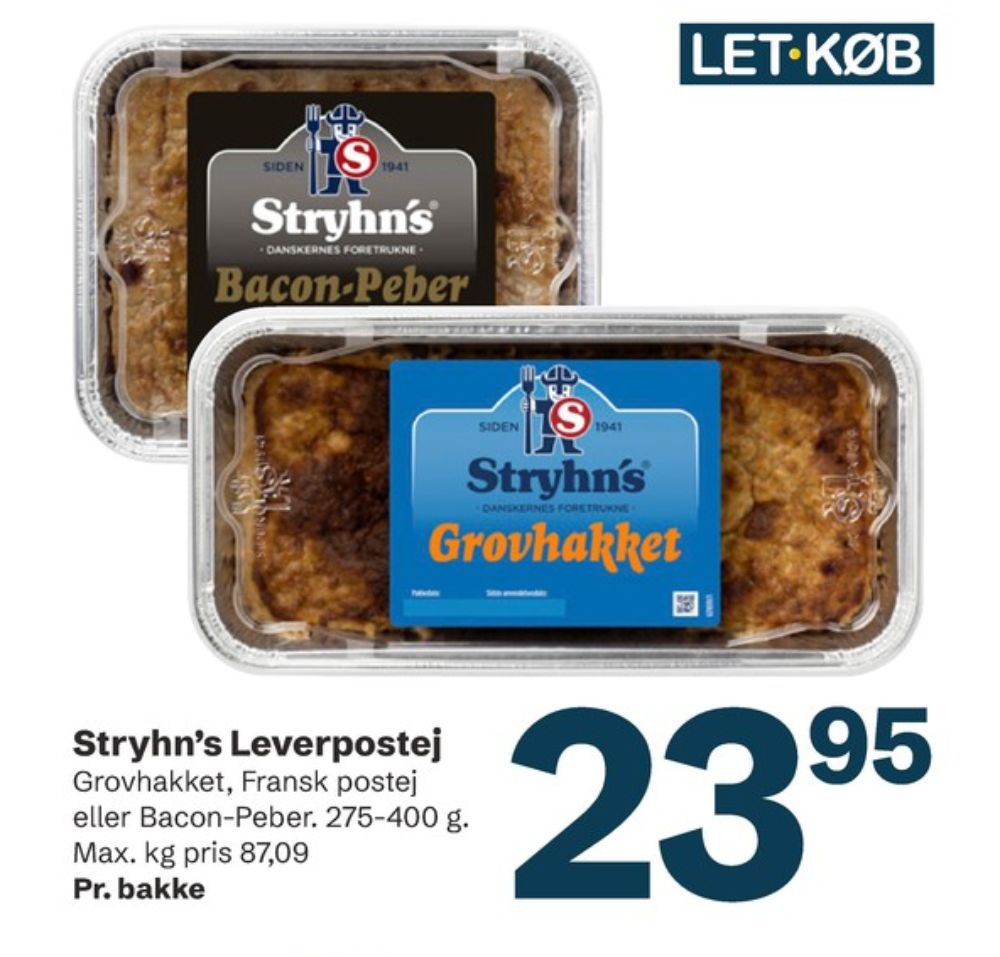 Stryhns Grovhakket, Leverpostej