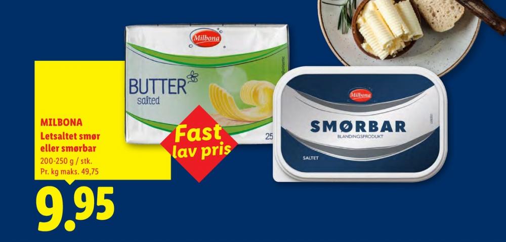Milbona, Smør Saltet