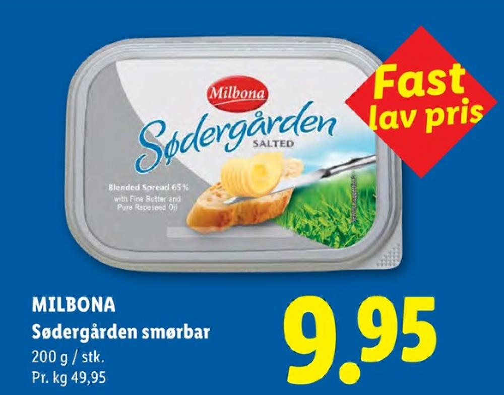 Milbona Sødergården, Smørbar