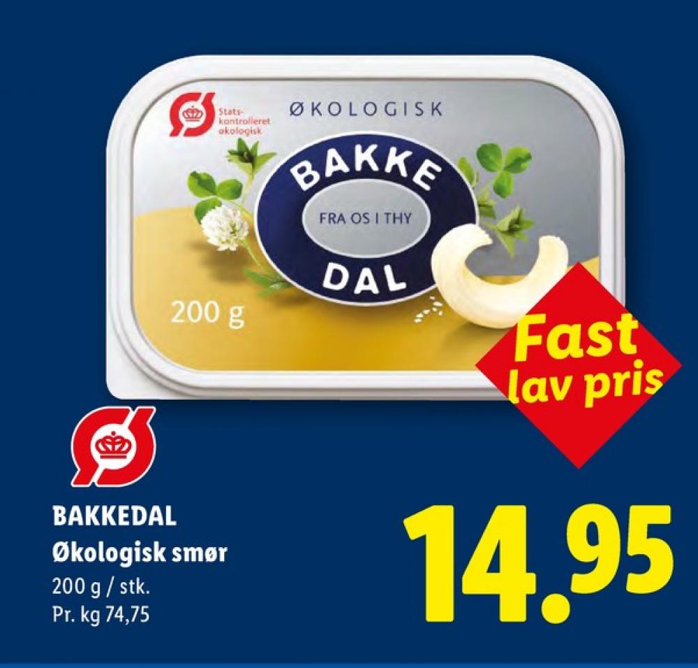 Bakkedal, Smørbar