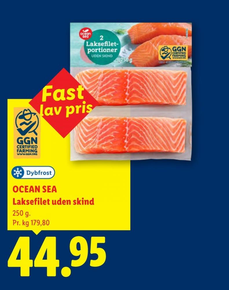 Ocean Sea, Lakseportioner