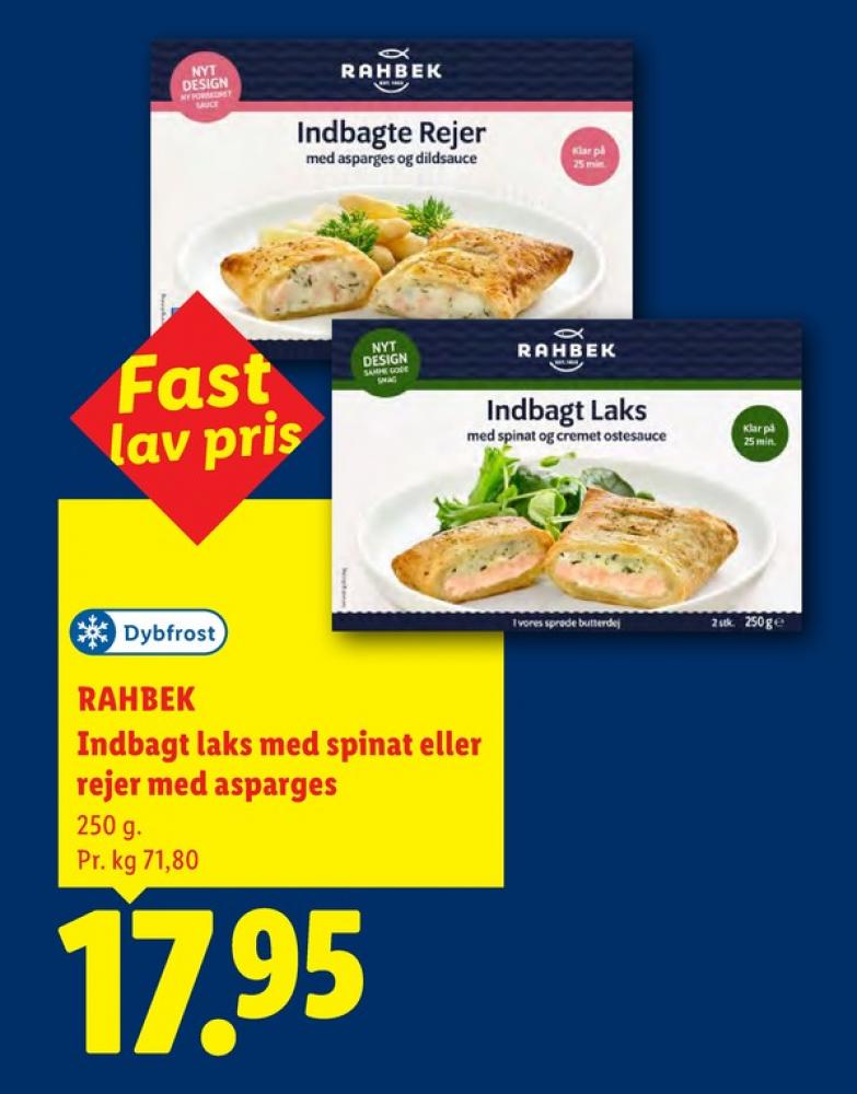 Rahbek, Indbagte Rejer med Asparges og Dildsauce