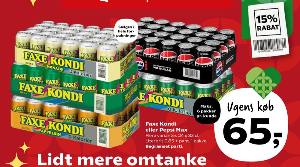 Pepsi Max, Cola 24 pk.