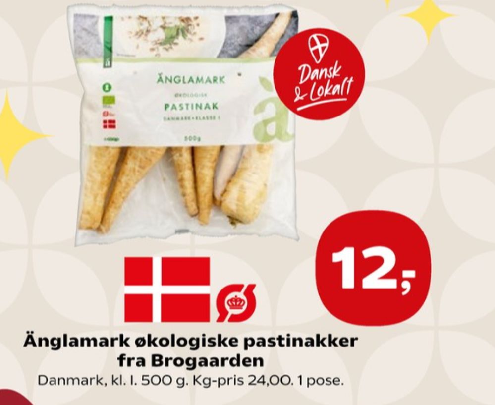 Änglamark, Pastinakker